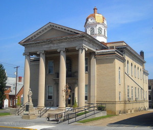 Hampshire County, West Virginia, Court House, Romney, Potomac Branches Region