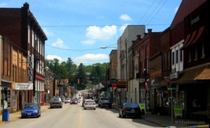 Pike Street in Shinnston, West Virginia, Harrison County, Monongahela Valley Region