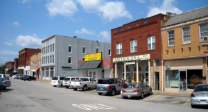 Main Street in Milton, WV, Cabell County, Metro Valley Region