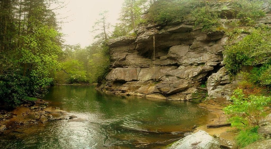 Swimming hole near Pax West Virginia Explorer