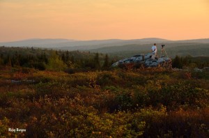 Photographer Dan Friend at Dolly Sods Wilderness Area, Monongahela National Forest, Allegheny Highlands Region