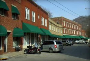 Storefronts in Matewan, West Virginia, Mingo County, Hatfield & McCoy Region