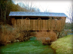 Indian Creek Covered Bridge, Salt Sulphur Springs, Monroe County, Greenbrier Valley Region
