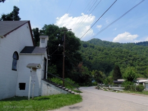 Mallory Hollow Road at Mallory, West Virginia, Logan County, Hatfield & McCoy Region