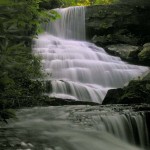 Tiered falls on Laurel Creek