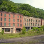 Historic district along railroad in Thurmond
