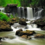 Lower falls on Laurel Creek