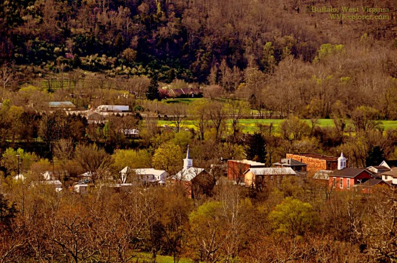 Buffalo, West Virginia (WV) in spring