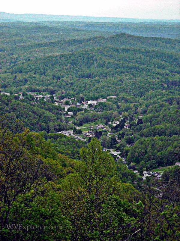 Ansted, WV, from Gauley Mountain, Fayette County, New River Gorge Region