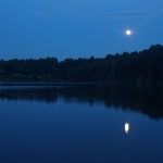 Moonlight on North Bend Lake