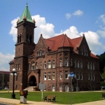 Barbour County Court House at Philippi, WV, Monongahela Valley Region