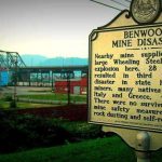 Marker recalling Benwood Mine Disaster, Benwood, WV, Marshall County, Northern Panhandle Region