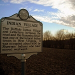 Prehistoric village at Buffalo, WV, Putnam County, Mid-Ohio Valley Region