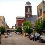 Market Street in Parkersburg, West Viginia, Wood County, Mid-Ohio Valley Region