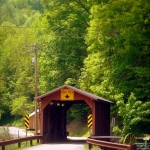 Covered bridge at Hundred, WV, Wetzel County, Northern Panhandle Region