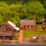 Reconstructed fort at Salem, WV, Harrison County, Monongehela Valley Region