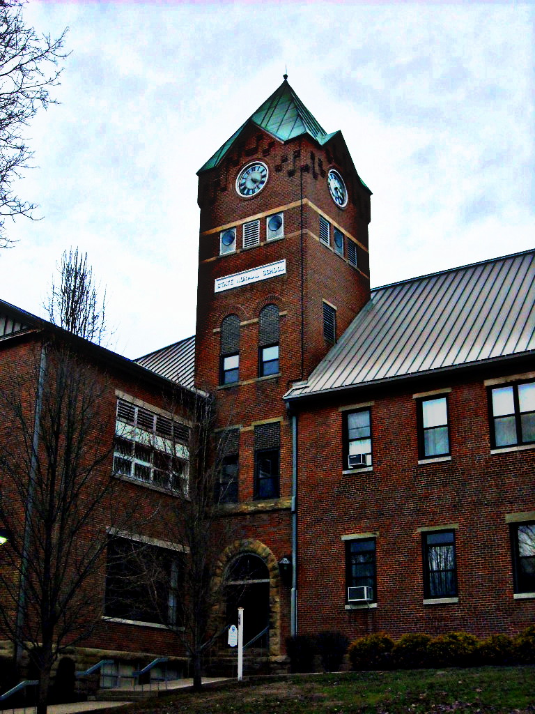 Normal School tower at Glenville State