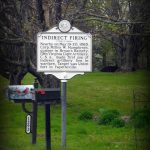 "Indirect Firing" marker at Fayetteville, WV, Fayette County, New River Gorge Region