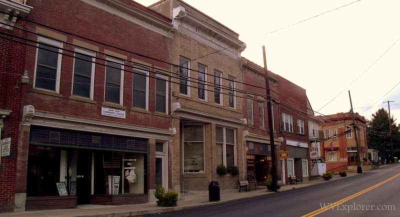 Main Street stores in Jane Lew