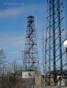 Lookout tower on Flat Top Mountain, Flat Top, WV, Mercer County, Bluestone Region and New River Gorge Region