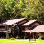 Visitor Center at Lost World Caverns, show cave near Lewisburg, WV, Greenbrier County, Greenbrier Valley Region
