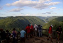 Main Overlook at Grandview, New River Gorge National Park and Preserve, New River Gorge Region