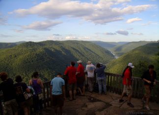 Main Overlook at Grandview, New River Gorge National Park and Preserve, New River Gorge Region