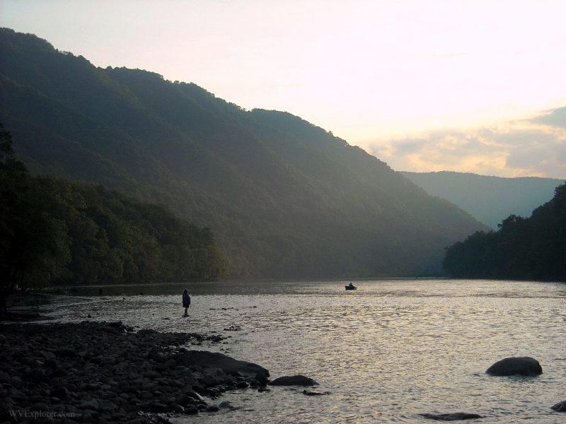 New River at Glade Creek, Raleigh County, New River Gorge National Park and Preserve, New River Gorge Region
