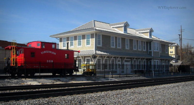 Restored Virginian depot at Princeton