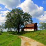 Barn near the Natural Bridge in Roane County near Clio, WV, Heartland Region