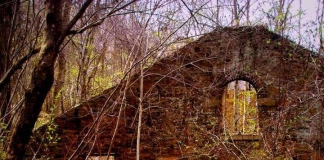 Ruin at Lower Kaymoor, WV, Fayette County, New River Gorge National Park and Preserve, New River Gorge Region