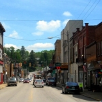 Pike Street in Shinnston, WV, Harrison County, Monongahela Valley Region