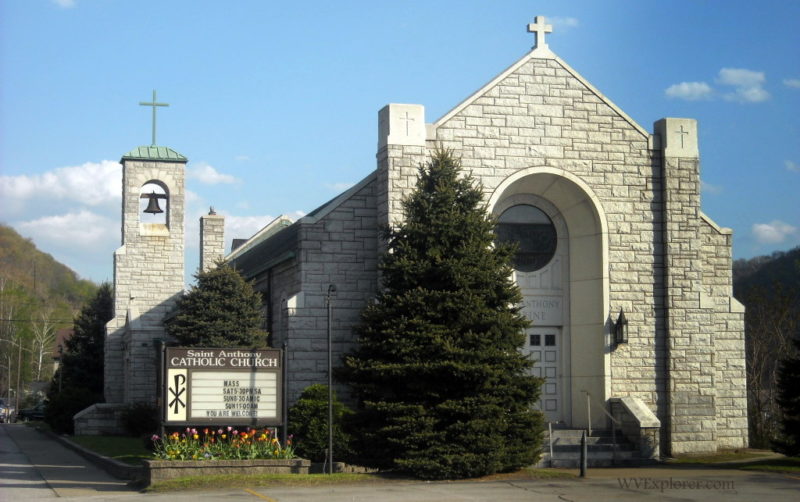 Saint Anthony's Shrine at Boomer, WV, Fayette County, New River Gorge Region
