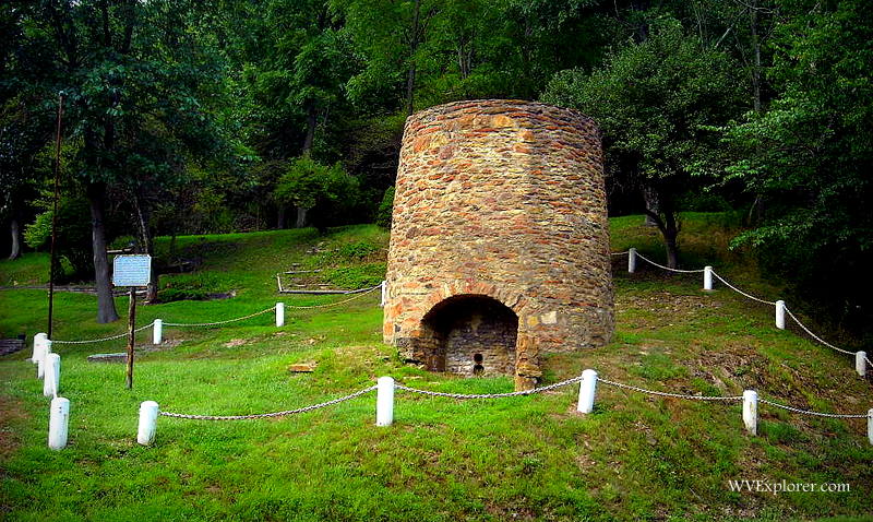 First iron furnace west of Alleghenies