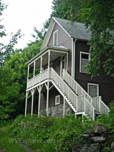 Preserved house in Thurmond, WV, Fayette County, New River Gorge National Park and Preserve, New River Gorge Region