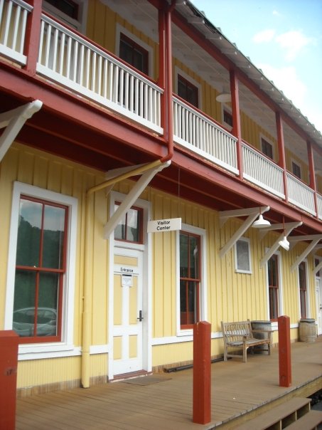 Passenger station at Thurmond, WV, Fayette County, New River Gorge Region