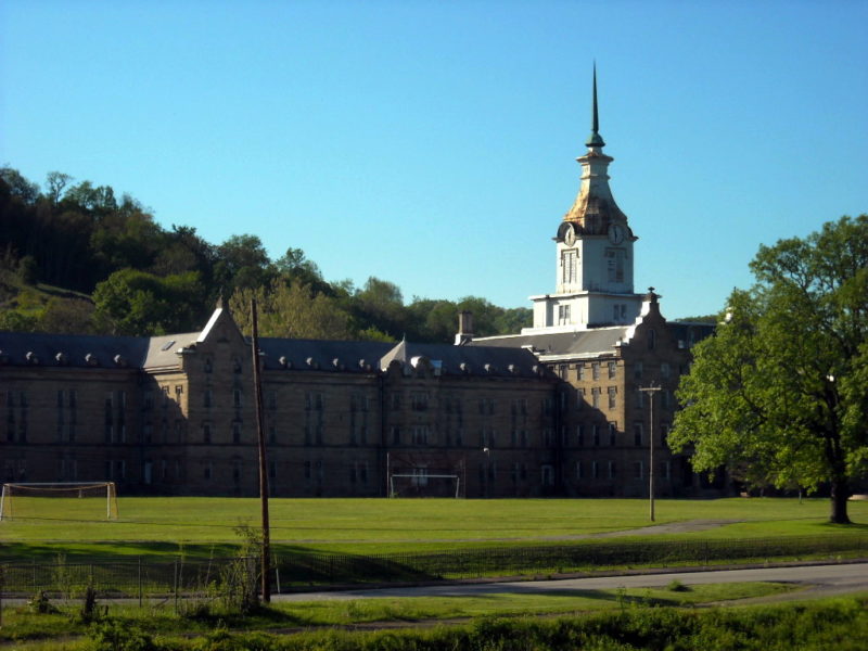 Former asylum at Weston, WV, Lewis County, Monongahela Valley Region