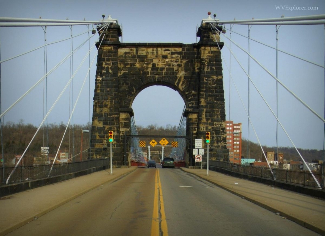Wheeling Suspension Bridge West Virginia Explorer