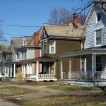 Residential street in Williamstown, West Virginia, Wood County, Mid-Ohio Valley Region