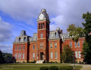 Woodburn Hall at West Virginia University in Morgantown, WV, Monongalia County, Monongahela Valley Region