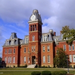 Woodburn Hall at West Virginia University in Morgantown, WV, Monongalia County, Monongahela Valley Region