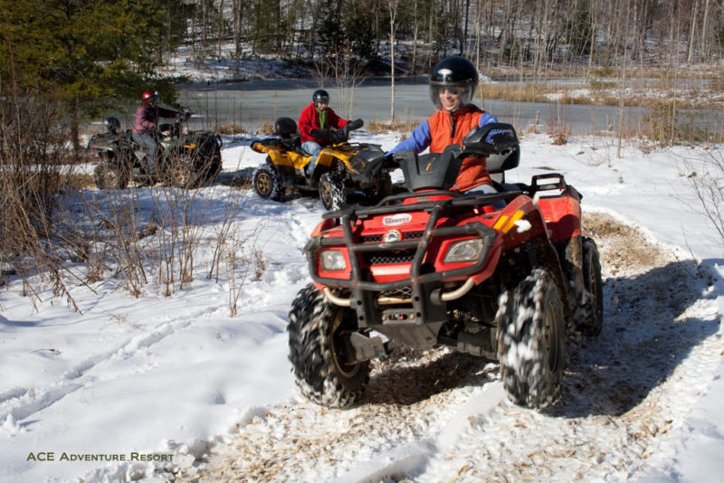 Winter ATV Touring at ACE Adventure Resort