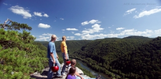 New River overlook at ACE Adventure Resort, New River Gorge