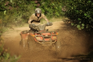 Mud hazard at ACE Adventure Resort, ATV Guides, New River Gorge