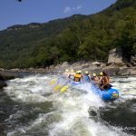 Rafters in lower New River Gorge, ACE Adventure Resort