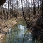 Alum Creek travels a Lincoln County glen