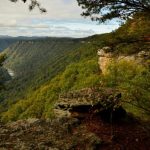 New River from Beauty Mountain by Rick Burgess, Fayette County, New River Gorge Region