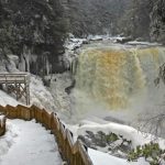 Ice at Blackwater Falls, Blackwater Falls State Park, Davis, WV, Allegheny Highlands Region