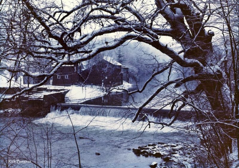 Winter at Bruceton Mills, WV, Preston County, Monongahela Valley Region