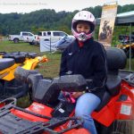 Girl on ATV at Burning Rock Outdoor Adventure Park, Tams, WV, Raleigh County, Hatfield & McCoy Country